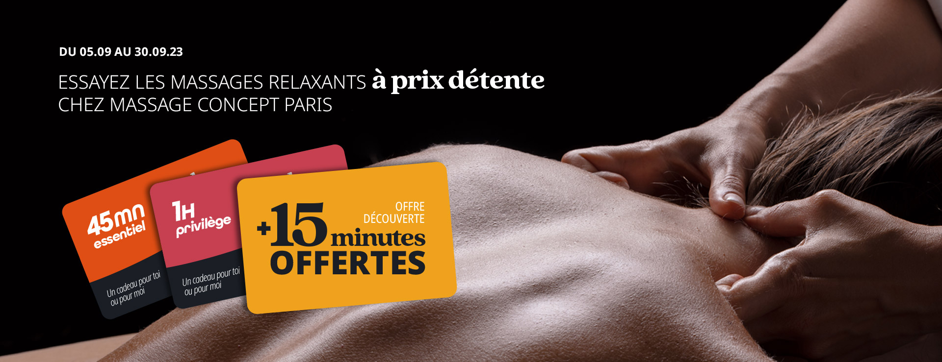 +15 minutes offertes