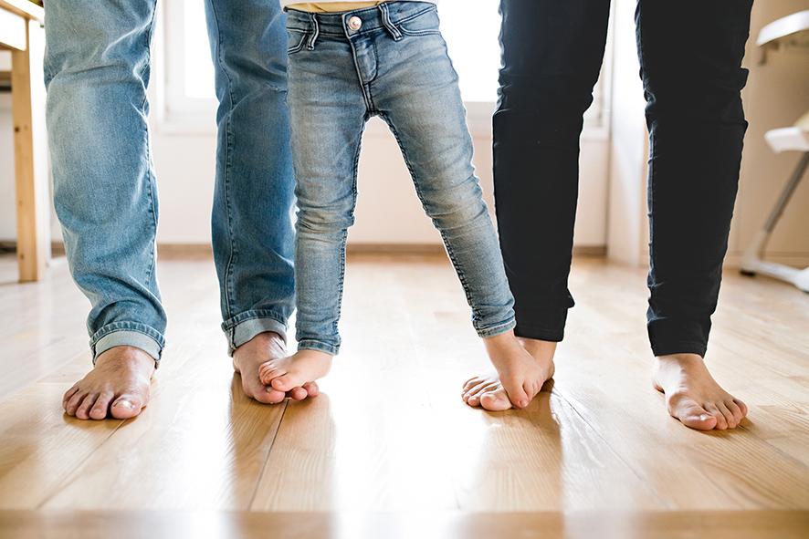 Auto-massage du pied